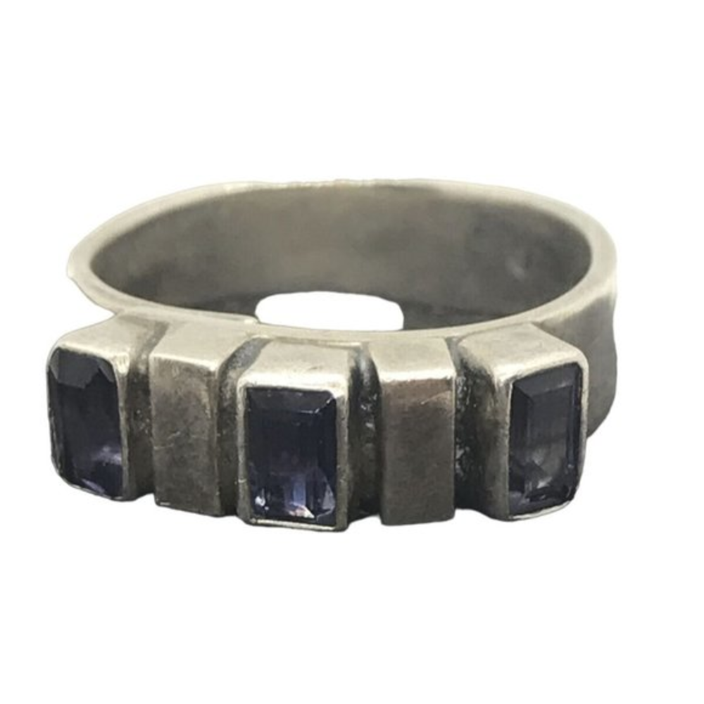 Sharon Sandoval Navajo Sterling Silver 925‎ adjustable Ring Size 7 Rare
